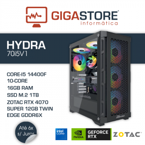 Desktop Gaming HYDRA-70i5V1 I5 14400F 16GB RAM 1TB SSD W11